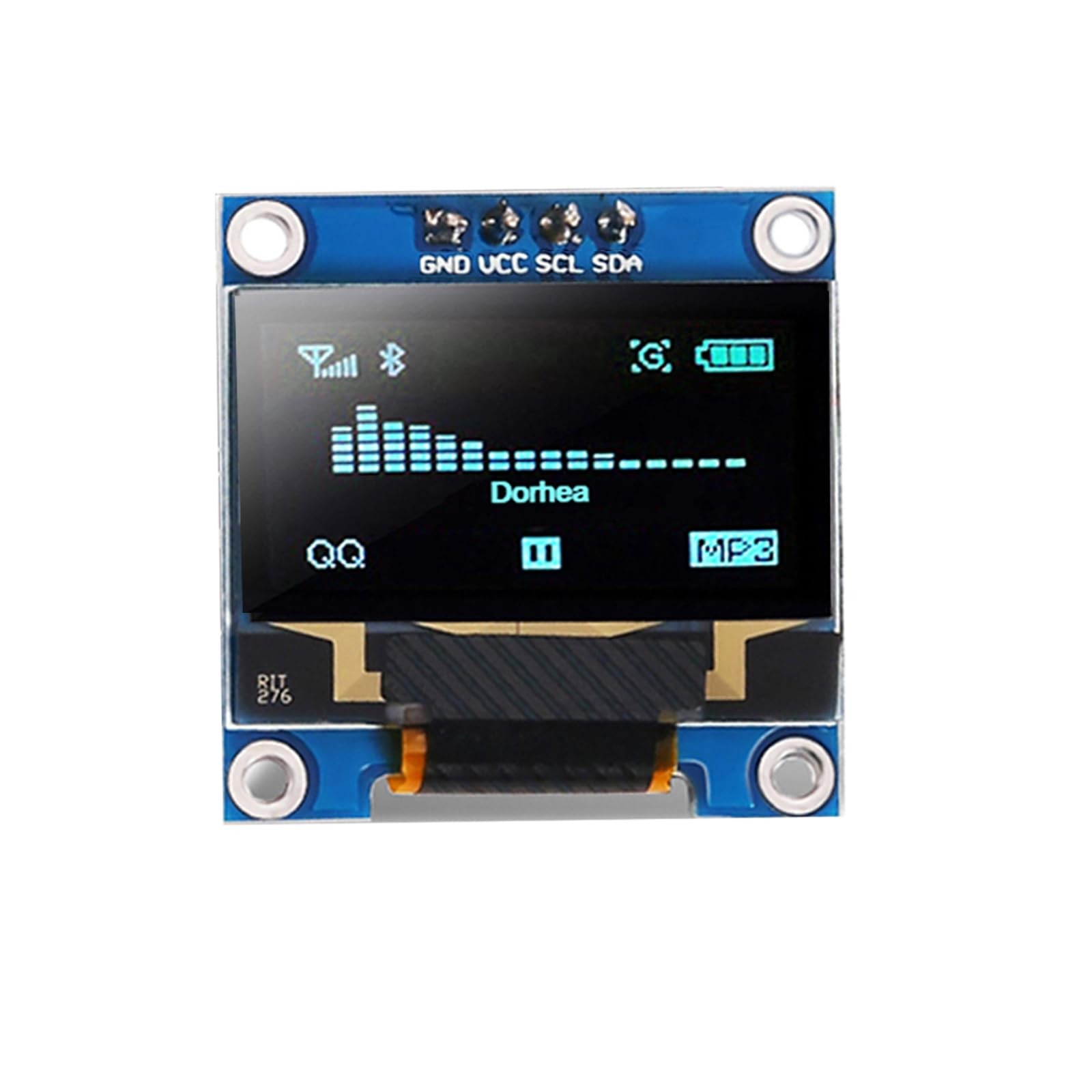 0.96 Inch OLED Display Module SSD1306 128x64 Pixel I2C IIC Self-Luminous...