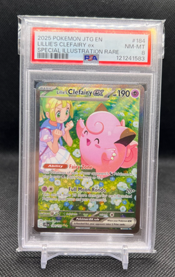 2025 Pokemon JTG EN-Journey Together #184 Lillie's Clefairy ex PSA