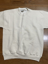 Vintage Women's L Lee Heavyweight Cotton Blend Cream Sweatshirt Crewneck