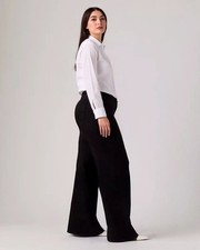 Women's Levi's 318 Shaping Wide Leg Jeans Black PRICE �35