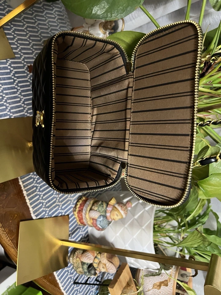 YSL Yves Saint Laurent Beaute Beauty GWP VIP Vanity Case Converted Bag Black NEW - Image 3 of 3