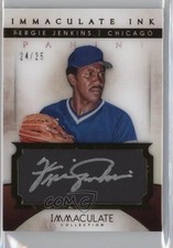 2014 Panini Immaculate Ink Gold 24/25 Fergie Jenkins #10 Auto HOF 8p8