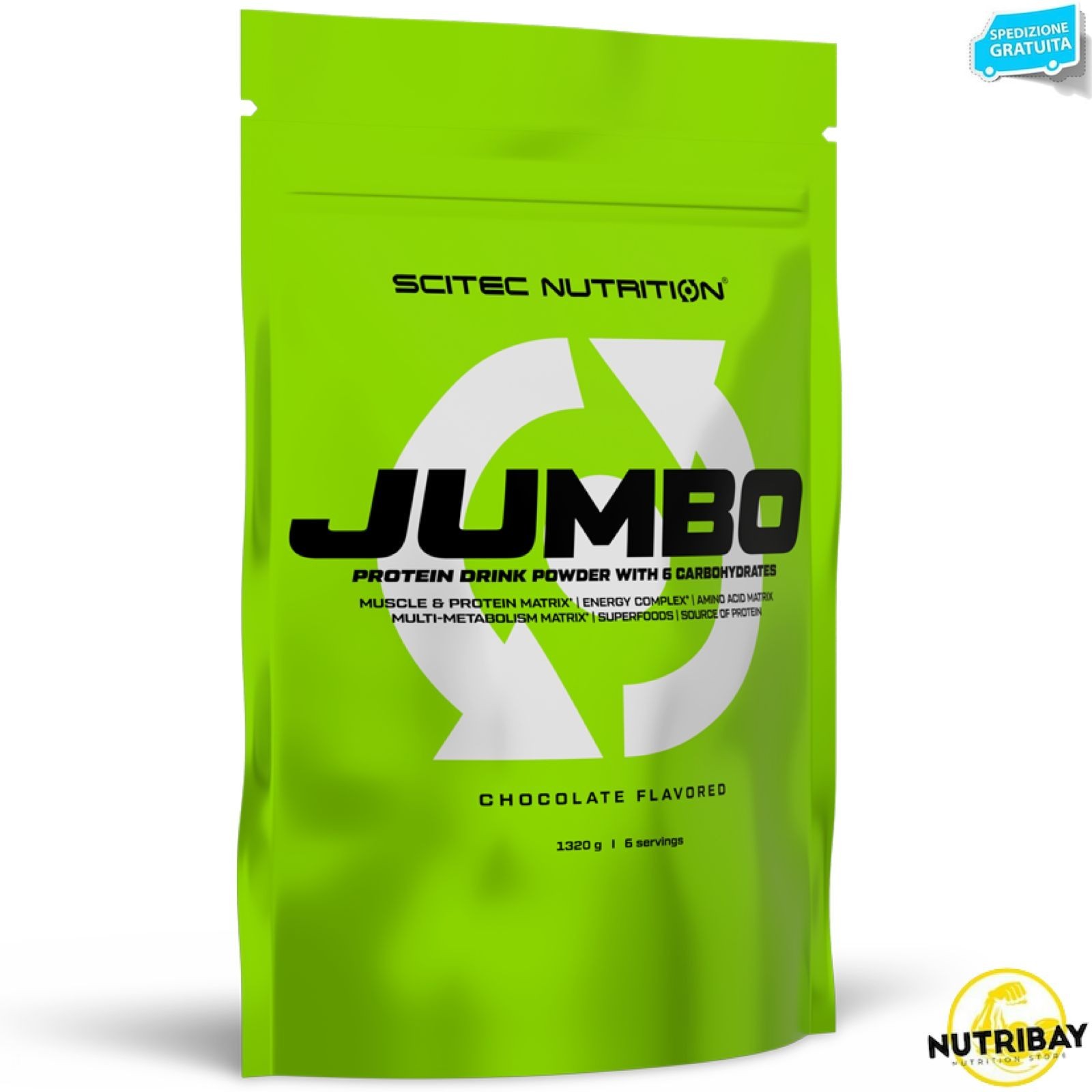 Scitec Nutrition Jumbo 1320g Gainer per Massa Muscolare - Shop Online
