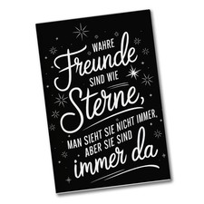 Wahre Freunde sind wie Sterne Souvenir Souvenir Magnet