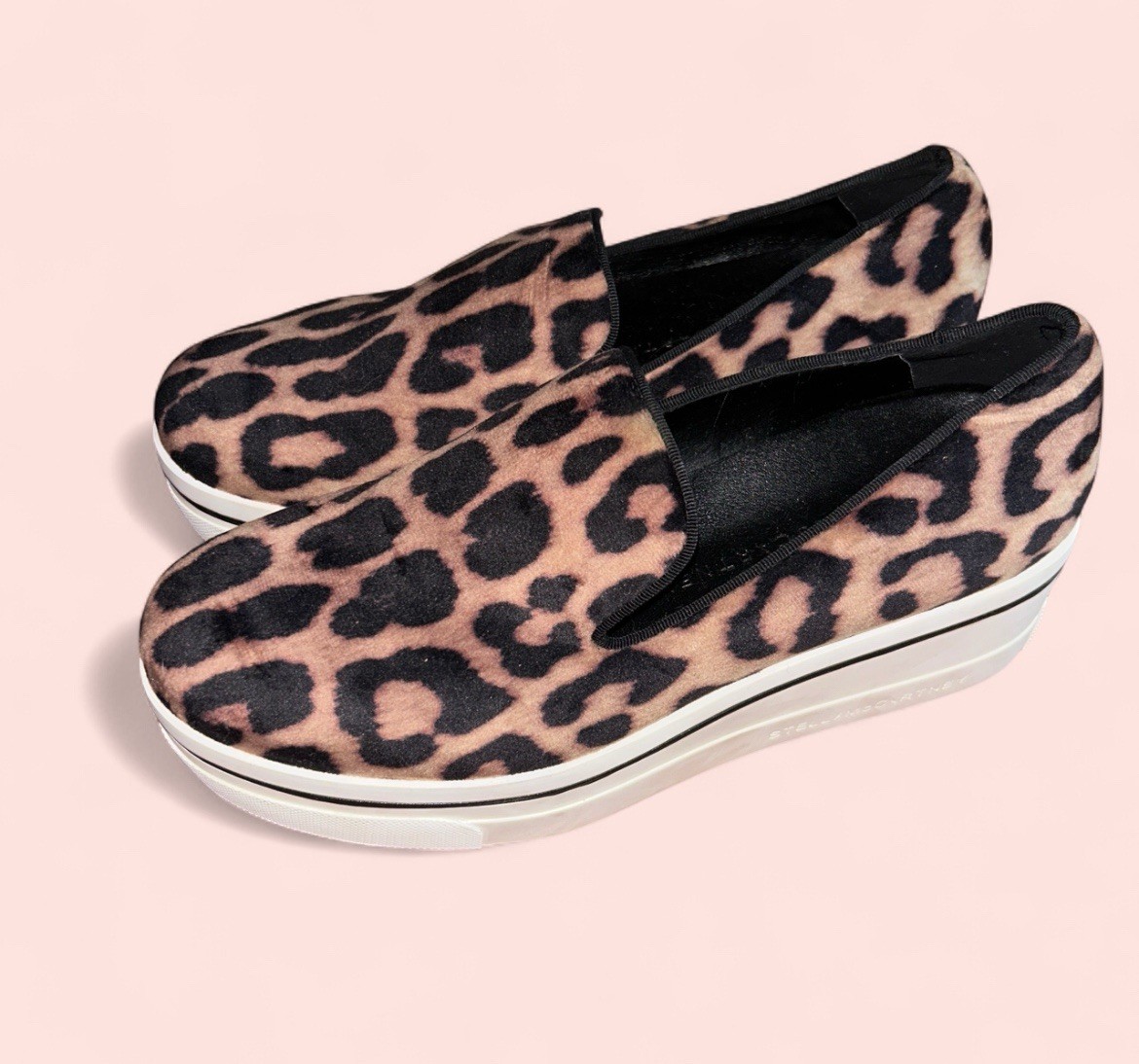 STELLA MCCARTNEY Binx Leopard Platform Sneakers S… - image 3
