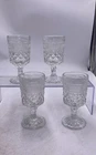 Vintage Wexford By Anchor Hocking Clear Glass Wine Glasses 5 3/8" Set Of 14