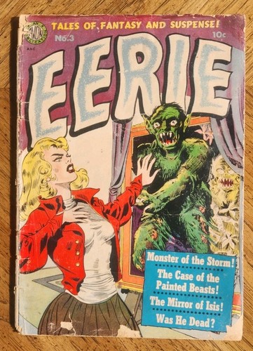 Eerie # 3 1951 (FR/GD 1.5) Wally Wood GGA cover and art.