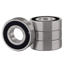 4 Pack 6203-2RS Double Sealed Deep Groove Ball Bearings 17x40x12mm ABEC 3