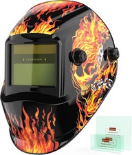 True Color Solar Powered Auto Darkening Welding Helmet 3.5/9-13 for TIG MIG ARC