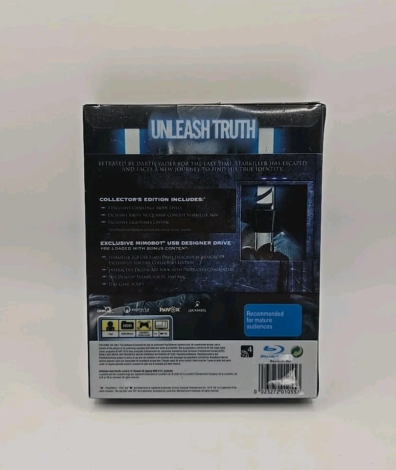 Star Wars Force Unleashed II Collector's Edition Playstation 3 Game PS3 Complete - Image 3 of 4