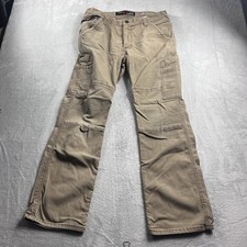 Ariat FR M5 Fit Stretch Fit Straight Leg Men 34x30 Pants Field Khaki Cat2 Brown