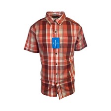Columbia Men's Tuscan Multi Plaid Rapid Rivers II Short Sleeve Shirt 850 