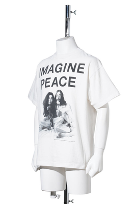 SAINT Mxxxxxx John Lenon Imagine Peace T-shirt White | eBay