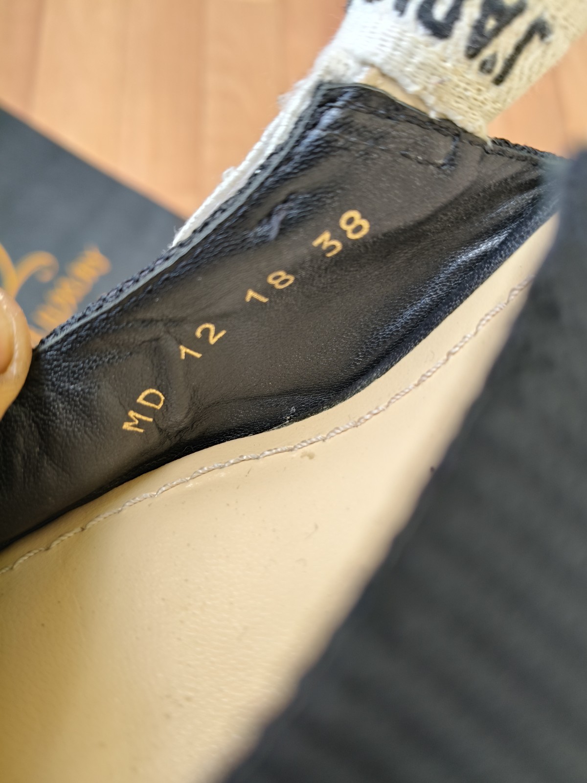 DIOR HEELS J'ADIOR SLINGBACK PUMP Black Technical Fabric Heel EU 38 US 8 thumbnail 12