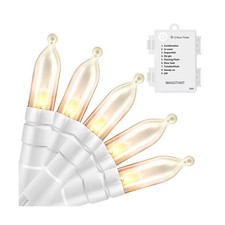 Battery Operated String Lights Christmas Lights 16ft 50 LED String Lights Dec...