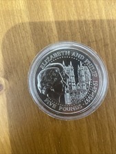 1947-1997 Commemorative &pound;5 Five Pound Coin Elizabeth and Philip 50th Anniversary