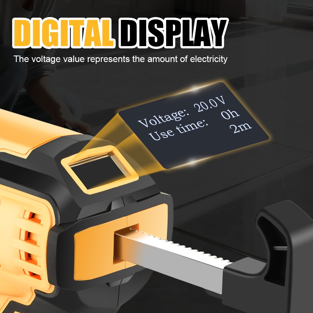 Cordless Caulking Gun for Dewalt 20V Max Battery,10 Oz 6 Speed for Sealing