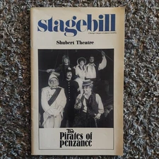 James Belushi PIRATES OF PENZANCE Peter Noone Joseph Papp 1982 Chicago Playbill