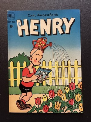 Carl Andersons HENRY #20 Comic Book GOLDEN AGE 10 Cent DELL 1951 FN+