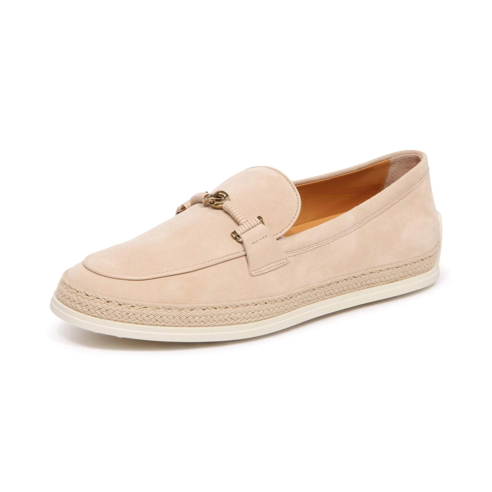 TOD’S 9585AZ MOCASSINO DONNA TOD'S WOMAN SUEDE RAFIA LOAFER