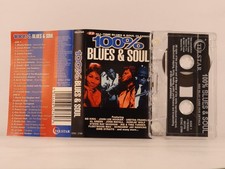 VARIOUS ARTISTS 100 BLUES AND SOUL 90 20 Track Audio Cassette TELSTAR