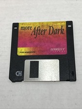 Vintage 1993 More After Dark 3.5" Floppy Disk Software for Windows -Screen Saver