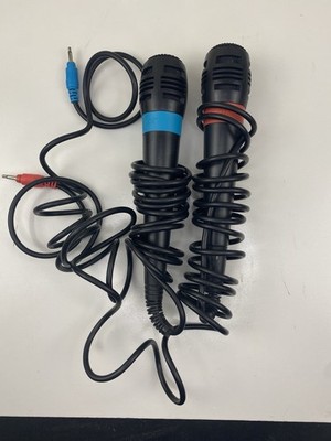 SingStar Playstation 2 PS2 Bundle 2 Microphones No Adapter 