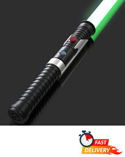12" RGB Light Saber Motion Control Metal Blade Smooth Swing Toy Cosplay Gift