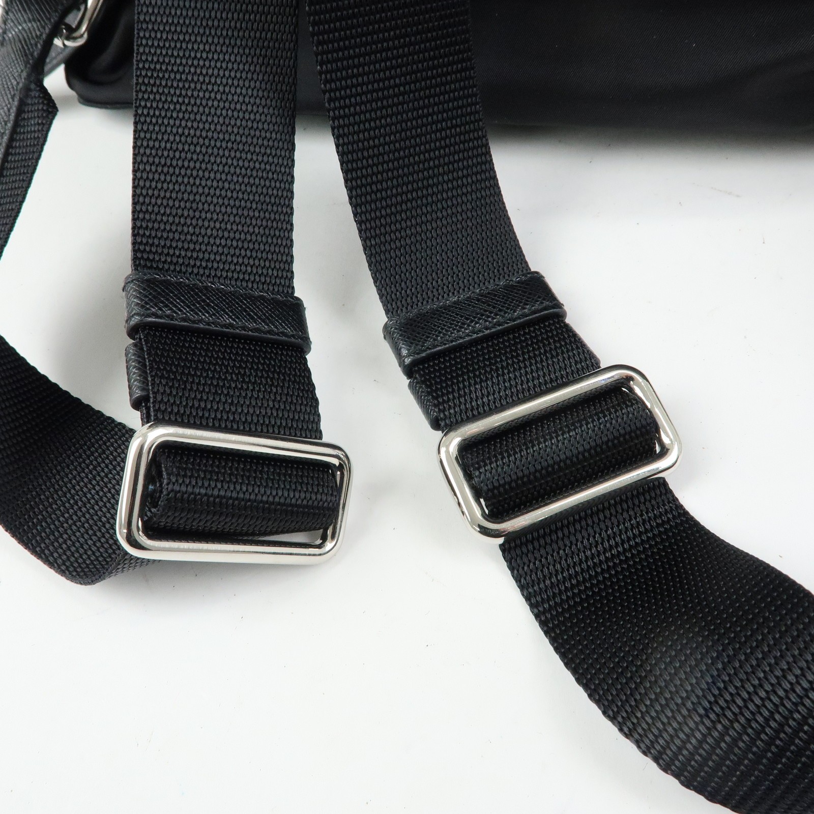 PRADA Triangle Logo Nylon Studs Backpack Rucksack… - image 9