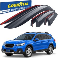Sun Rain Visors Wind Rain Guards for 2015-2019 Subaru Outback SHATTERPROOF