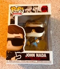 THEY LIVE : RODDY PIPER as JOHN NADA new FUNKO POP! #974 wwe wrestling SCI-FI