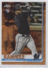 2019 Topps Chrome Update Target Orange Refractor 9/25 Harold Ramirez #41 i4v