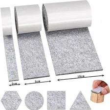 Selbstklebende Filzgleiter Rollen Set   Schut...