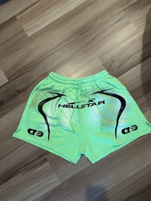 100% AUTHENTIC Hellstar Warm Up Shorts - Red/Blue/Brown/Green