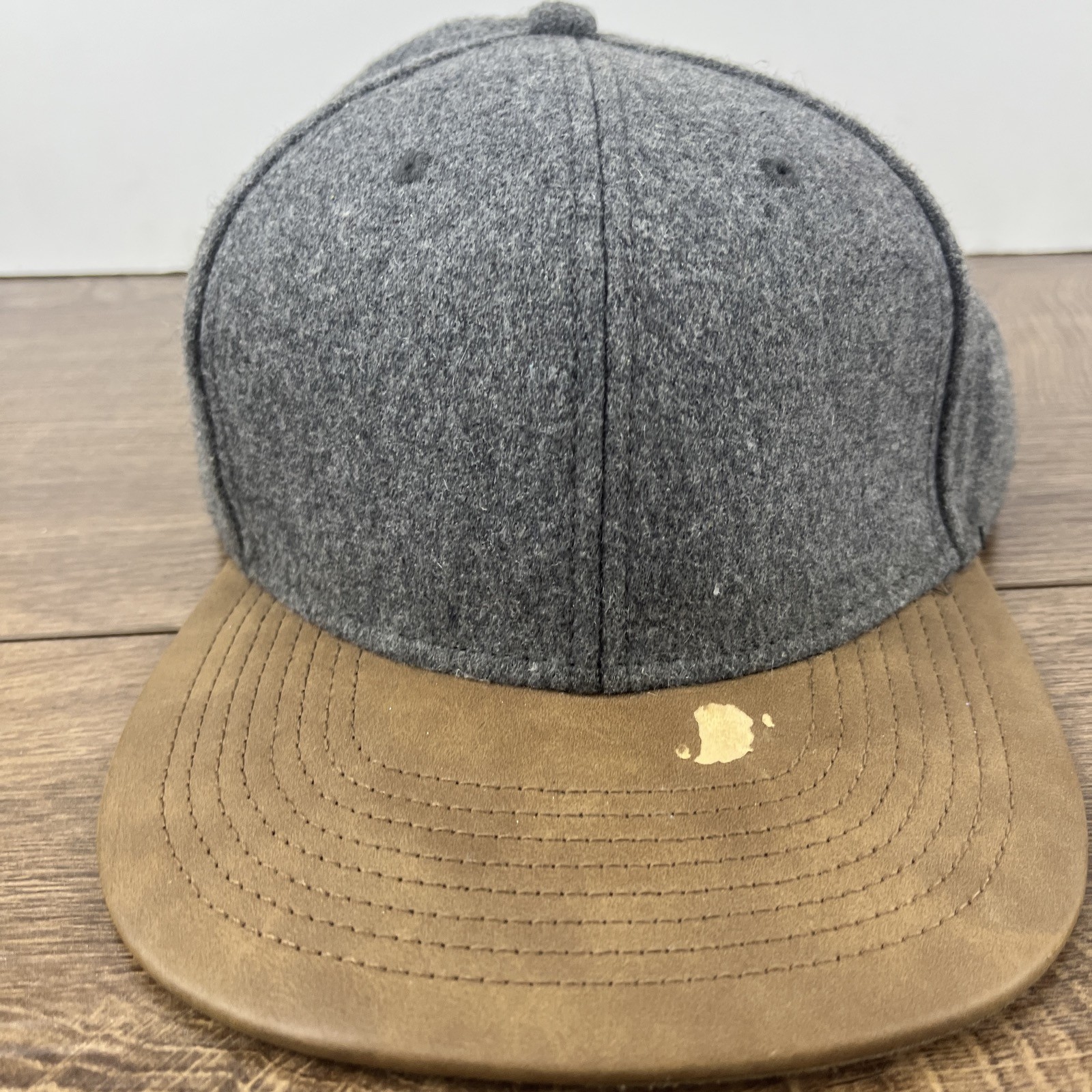 Plain Gray Tan Hat Gray Hat Adjustable Adult Size… - image 5