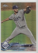 2018 Topps Chrome Prism Refractor Jacob Faria #57 0x1