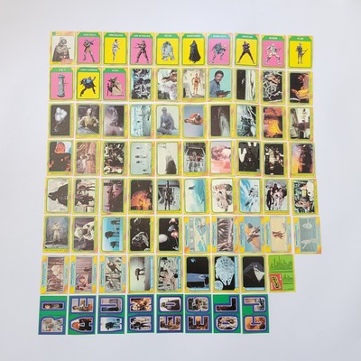 1980 Topps Star Wars Empire Strikes Back Series 3 PARTIAL SET265-352 70/88 8 ST