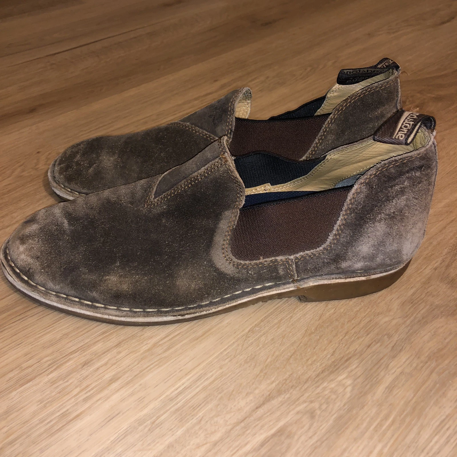 Blundstone Mens Low Top Ankle Boots Shoes Brown Suede Australia Mens Size 11.5