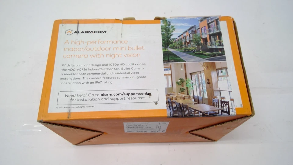 Alarm.com ADC-VC726 INDOOR/OUTDOOR 1080P 4mm HD MINI BULLET CAMERA - Image 4 of 4