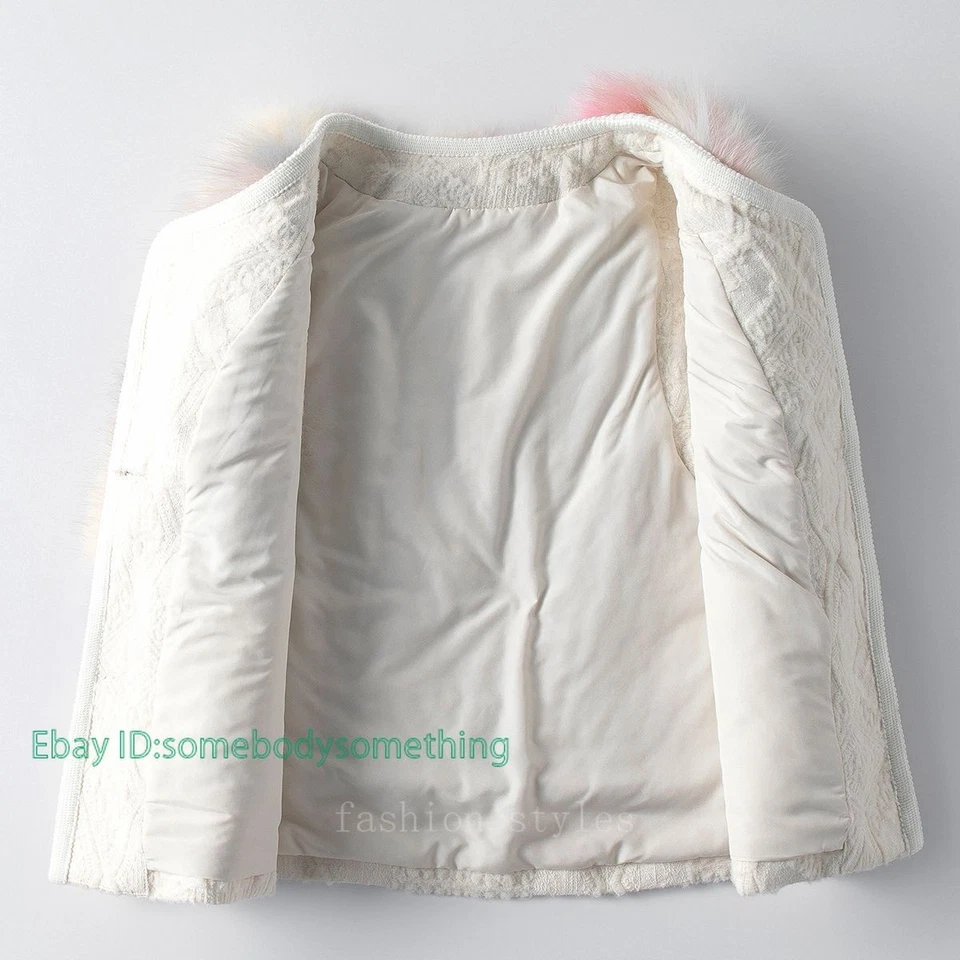 Winter New Fox Fur Casual Fashion Short Vest Coat Women Gilet Waistcoats Jacket - Image 4 of 4