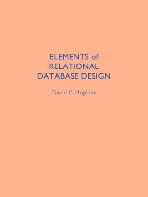 Elements of Relational Database Design David C. Hopkins Taschenbuch Englisch