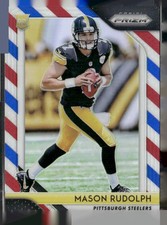 2018 Panini Prizm #225 Mason Rudolph Prizm Red White and Blue