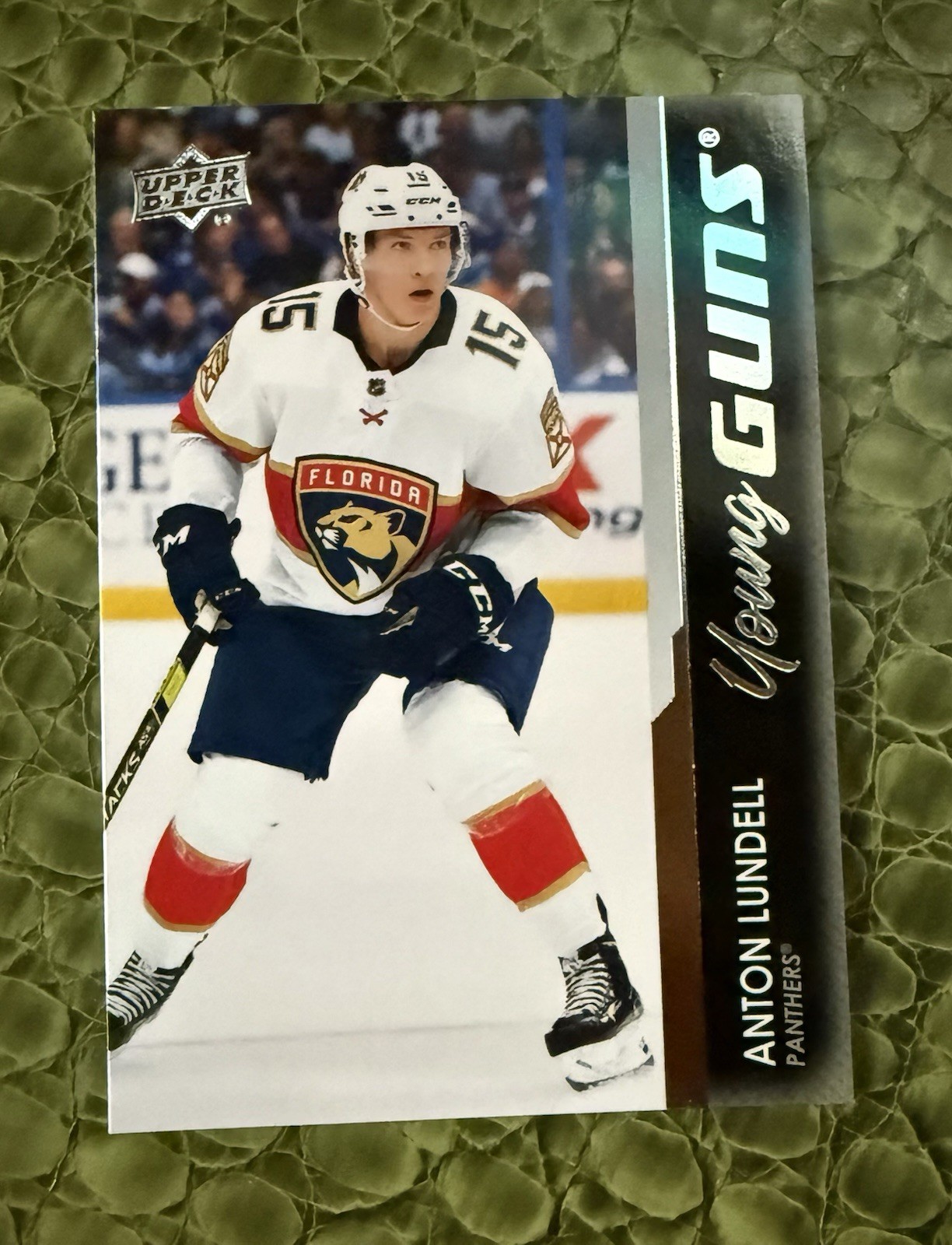 Upper Deck 2021-22 Series 2 Young Guns Anton Lundell #489 Panthers Rookie NHL