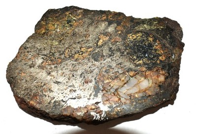Silver Sulfide Copper Gold Ore 1800s Ore Knob Copper Mine NC Faultline Flame 1lb
