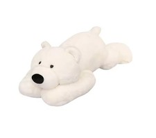 White Bear Plush Toy 12" Stuffed Animal Toddler Doll Gift for Kids