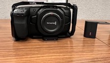 Blackmagic Design Pocket Cinema 4k Camera -SmallRig Cage/Battery excellent cond