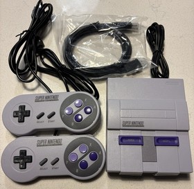 Super Nintendo SNES Mini Classic Home Console + Original Packaging & Paperwork