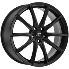 Platinum 435 Flux 18x8 5x4.5 40mm Satin Black Wheel Rim 18 Inch