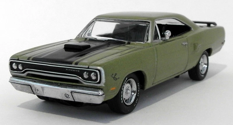 Matchbox 1/43 Scale Metal Model YMC04-M - 1970 Plymouth Road Runner Green/Black - Image 3 of 4