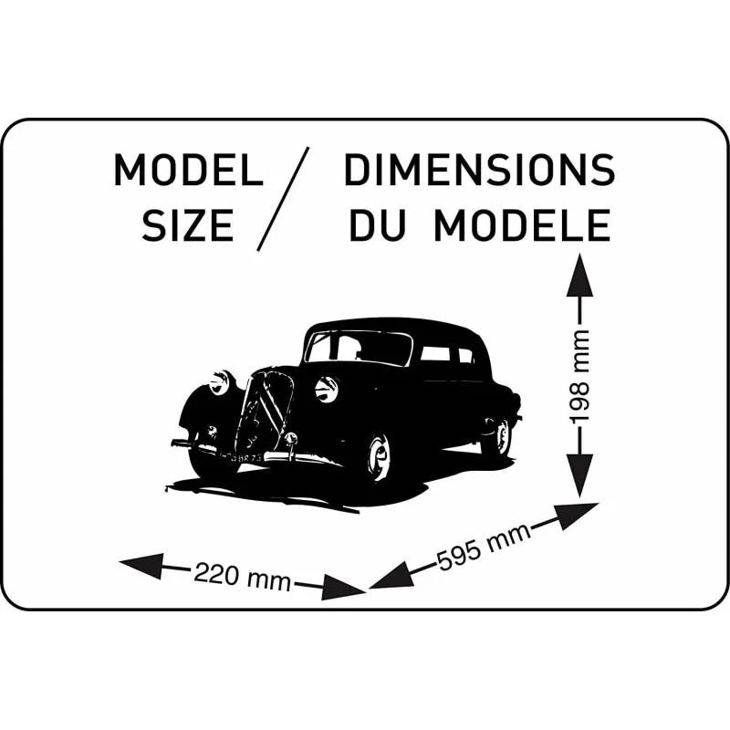 Modello Auto Citroen 15 Six "Traction Avant" | Heller | 80799 | 1:8 Modello - Immagine 3 di 4